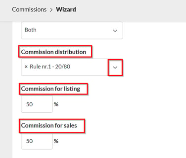 Comission rule