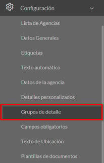 Grupos de detalle