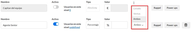 Niveles de comision7