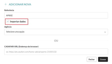 Propriedadesimportardados