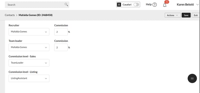 User configuration 1