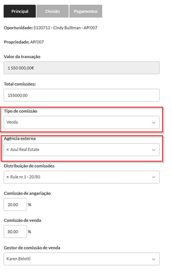 comissao