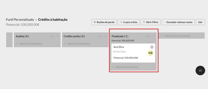 credito finalizado