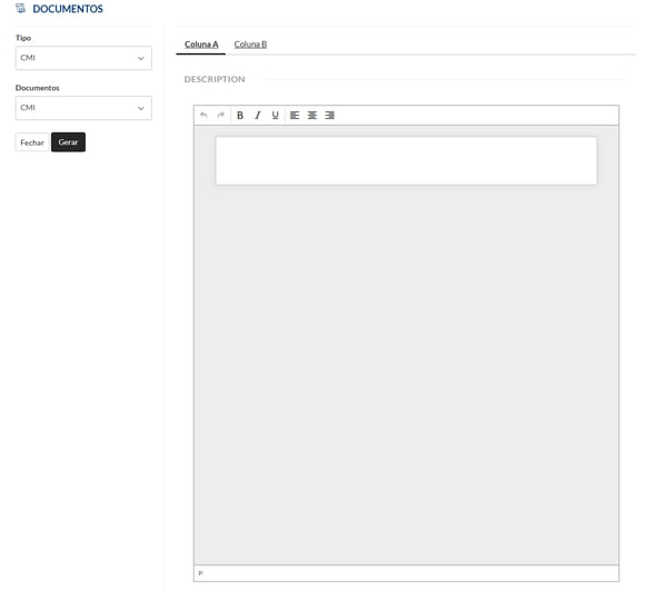 gerar documentos