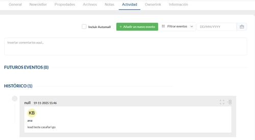 lead teste