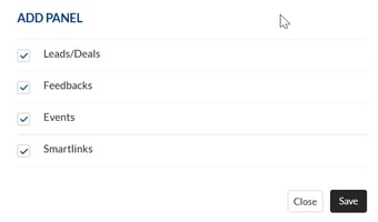 manage panels