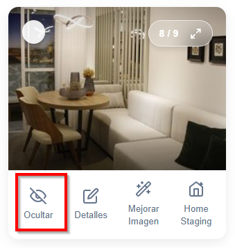 ocultar