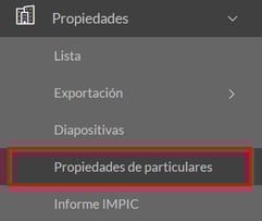 propriedades de particulares