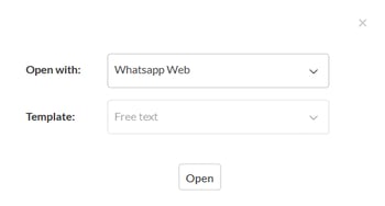 send whatsapp